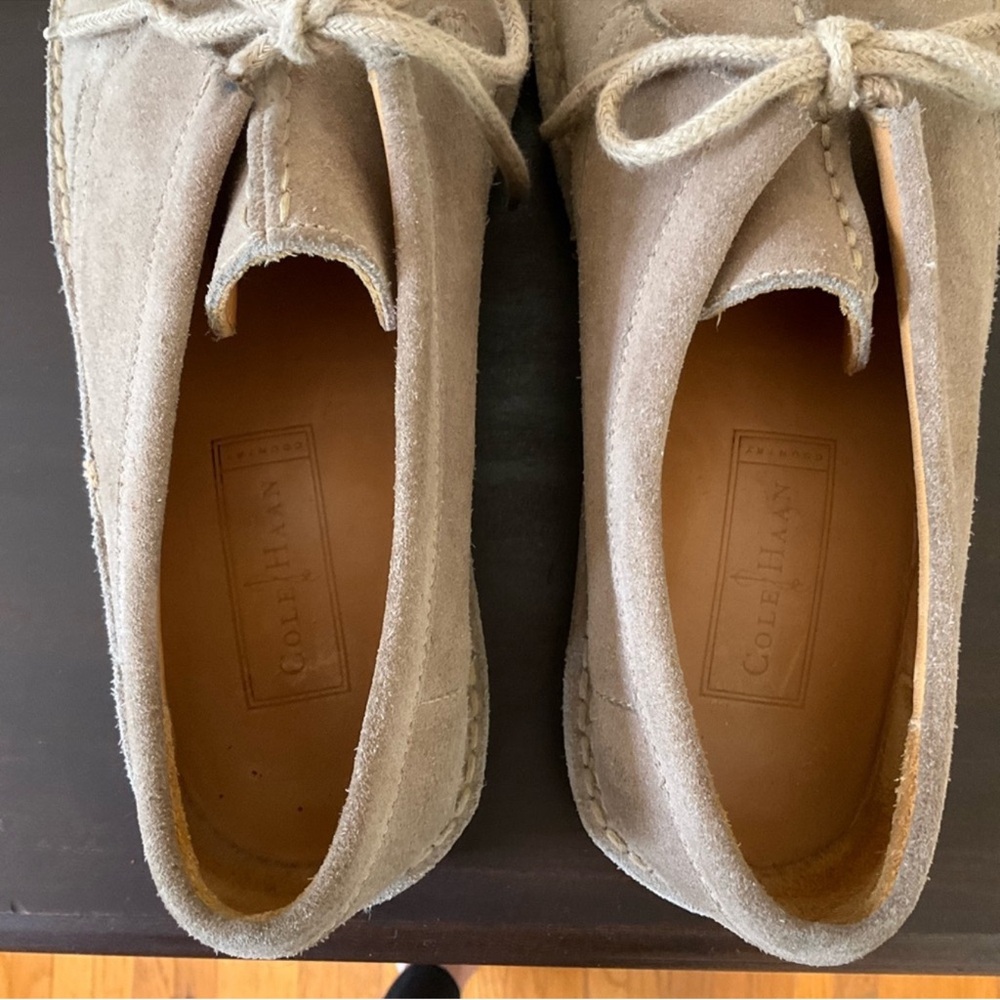 Cole-Haan Tan Suede Low Chukka Shoe Size 11 1/2 - Picture 6 of 12